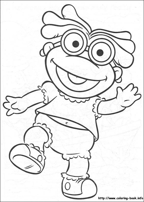 Muppet Babies coloring picture